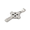 304 Stainless Steel Pendants STAS-P400-11B-P-2