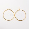 304 Stainless Steel Hoop Earrings X-EJEW-N0016-11G-H-2