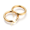 201 Stainless Steel Hoop Earrings EJEW-A052-19J-G-2