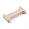 Letter Unfinished Wood Slices LS-DIY-WH0162-62I-2