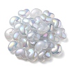 UV Plating Rainbow Iridescent Imitation Jelly Acrylic Beads OACR-C007-08D-3
