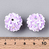 Handmade Polymer Clay Rhinestone and Resin Beads CLAY-T022-01E-4