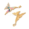 304 Stainless Steel Enamel Pendants STAS-L280-22G-2