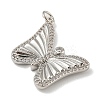 Rack Plating Brass Micro Pave Cubic Zirconia Pendants KK-A200-20P-2