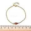 304 Stainless Steel Enamel Link Bracelets BJEW-K226-17B-G-4