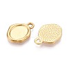 304 Stainless Steel Pendant Cabochon Settings X-STAS-T067-11G-2