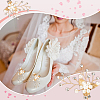 2Pcs Flower Shoe Buckle Clips FIND-FG0003-28-6