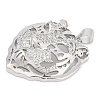 Brass Micro Pave Cubic Zirconia Pendants KK-M307-10P-2