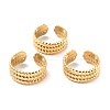 Ion Plating(IP) 304 Stainless Steel Finger Rings RJEW-L102-40G-1