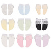 18 Pairs 9 Colors Cloth Doll Lace Short Socks AJEW-GO0001-92-1