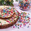  2000Pcs Opaque Colour Glass Seed Beads SEED-NB0001-90-5