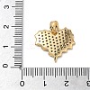 Brass Micro Pave Cubic Zirconia Pendants KK-C140-05E-G-3