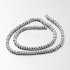 Electroplate Non-magnetic Synthetic Hematite Bead Strands G-F300-48B-F01-2