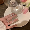 Butterfly Alloy Rhinestone Stud Earrings WG46953-80-1