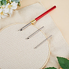 Punch Embroidery Needle Pen & Easy Automatic Threader Set DIY-WH0453-88A-4