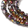 Transparent Electroplate Glass Beads Strands LS-GLAA-H021-01A-HP05-4
