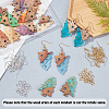 DIY Dangle Earring Making Kits RESI-OC0001-16-4