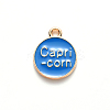 Alloy Enamel Pendants ENAM-S124-01B-02E-3