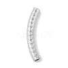 304 Stainless Steel Curved Tube Beads STAS-M071-03J-P-2
