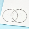 Tarnish Resistant 304 Stainless Steel Big Hoop Earrings EJEW-F105-02P-4