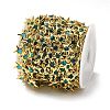 Brass Glass Link Chains CHC-R001-06G-03-3
