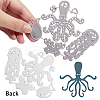 Carbon Steel Cutting Dies Stencils DIY-CP0001-08-3