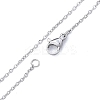 Non-Tarnish 304 Stainless Steel Cable Chains Necklace for Men Women NJEW-N050-A02-S12-2