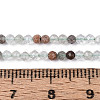 Natural Green Lodolite Quartz/Garden Quartz Beads Strands G-T143-01-5