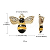 6Pcs Rack Plating Alloy Enamel Pendants ENAM-YW0002-56D-4