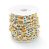 Golden Brass Enamel Link Chains CHC-H103-16A-G-3