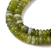 Natural Xiuyan Jade Beads Strands G-L624-H05-6x2mm-4