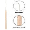 Wooden Knitting Tools Set TOOL-WH0018-22-4