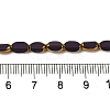 Electroplate Glass Beads Strands EGLA-P061-02A-05-4