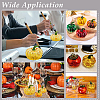 3Pcs 3 Styles Glass Pumpkin Display Decorations DJEW-PH0001-68C-5