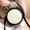 Flat Round & Oval Wood Knitting Crochet Bottoms DIY-FG0005-02-7