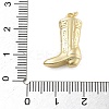 Brass Micro Pave Clear Cubic Zirconia Pendants LS-KK-D283-34G-03-3