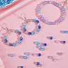 5 Colors Transparent Acrylic Beads MACR-PA0001-03A-01-7