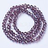 Electroplate Glass Beads Strands EGLA-A034-T10mm-A05-2