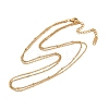 304 Stainless Steel Double Layer Necklaces for Women NJEW-D304-01G-2