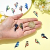 6 Sets 6 Styles Epoxy Resin Pendants RESI-YW0006-38-4