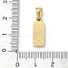 304 Stainless Steel Pendants STAS-Z120-03M-G-3