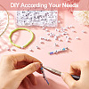 500Pcs 5 Styles Opaque Acrylic Beads OACR-TA0003-45-5