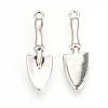 Tibetan Style Alloy Pendants TIBEP-Q064-176AS-RS-1