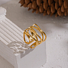 304 Stainless Steel Open Cuff Rings NH1895-1-1