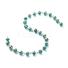 Handmade Electroplate Glass Beaded Chains AJEW-JB00529-05-2