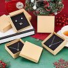 Kraft Paper Cardboard Jewelry Boxes CBOX-WH0001-D05-2