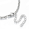 (Jewelry Parties Factory Sale)Zinc Alloy Pendant Necklaces NJEW-N047-001-RS-4