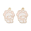 Animal Forest Theme Zinc Alloy Enamel Pendants FIND-Z065-01D-1