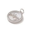 Mother's Day Brass Micro Pave Cubic Zirconia Pendants KK-A207-06P-2