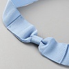Women's Faux Suede Bowknot Stretchable Hat Band AJEW-WH0696-082I-2